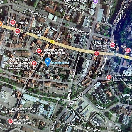 City Apart 2 Stadtwohnung Mit Netflix Nahe Bahnhof 辛斯海姆 外观 照片